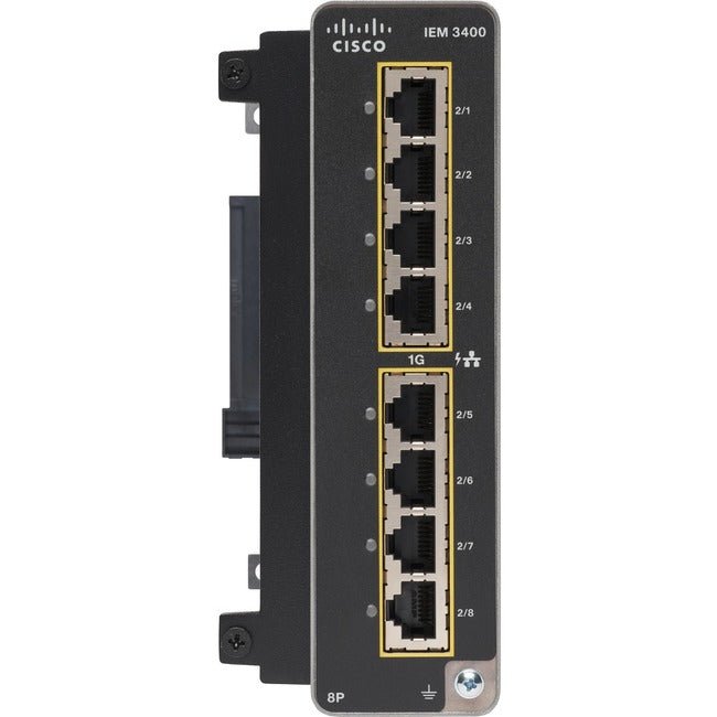 IEM - 3400 - 8P - Cisco IE3400 8x PoE+ GE Expansion Module - IT YudaIEM - 3400 - 8P