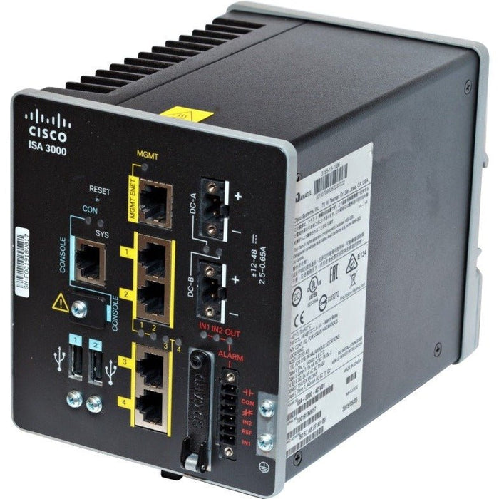 ISA - 3000 - 2C2F - K9 - Cisco ISA3000 4 Port Industrial Firewall - IT YudaISA - 3000 - 2C2F - K9