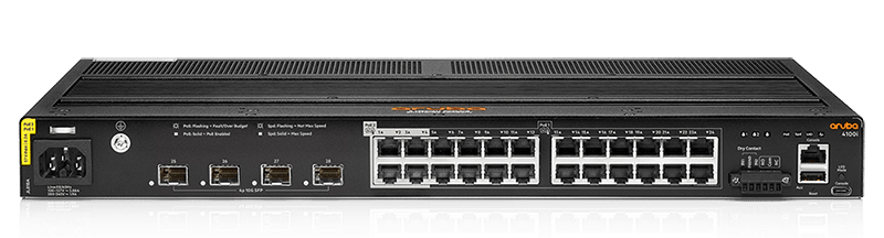 JL818A - Aruba 4100i 24 - port 1GbE (20 - port Class 4 POE and 4 - port Class 6 POE) 4 - port SFP+ Switch - IT YudaJL818A