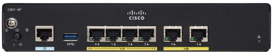 C921 - 4P - Cisco 921 Gigabit Ethernet security router - IT YudaC921 - 4P