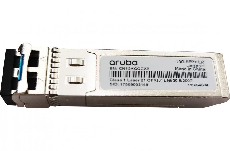 J9151E - Aruba 10G SFP+ LC LR 10km SMF Transceiver Module